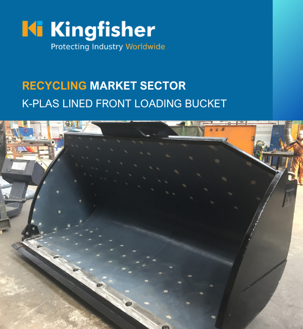 K-PLAS Lined Front Loading Bucket
