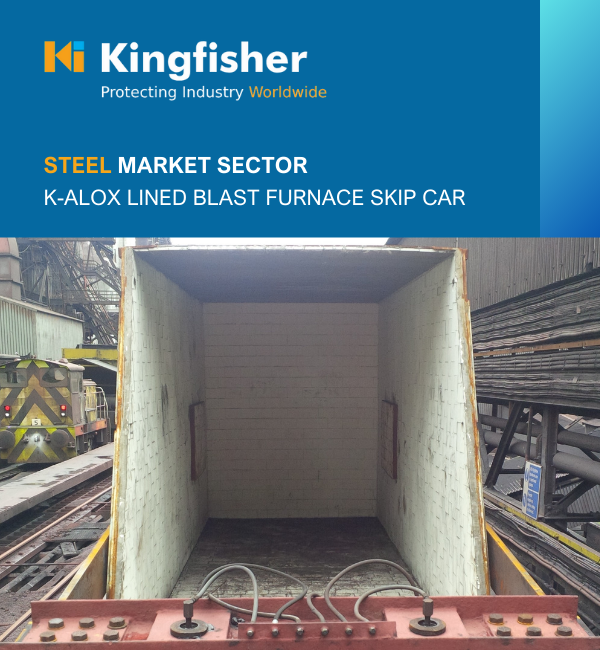 K-Alox Lined Blast Furnace Skip Car