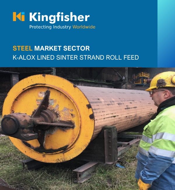 K-Alox Lined Sinter Strand Roll Feed