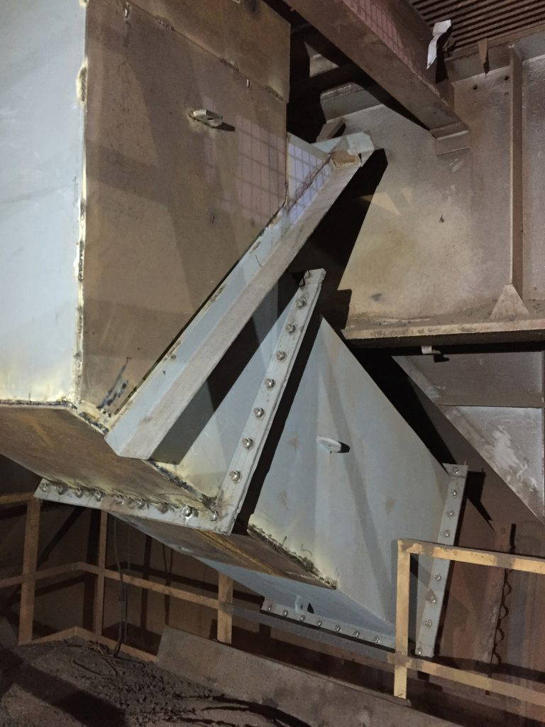 sinter plant extraction ducting. 